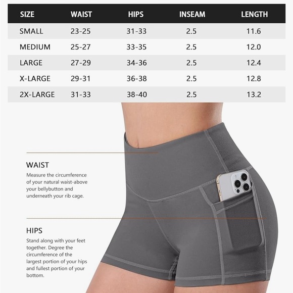 Grey biker shorts - Picture 4 of 4